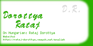 dorottya rataj business card